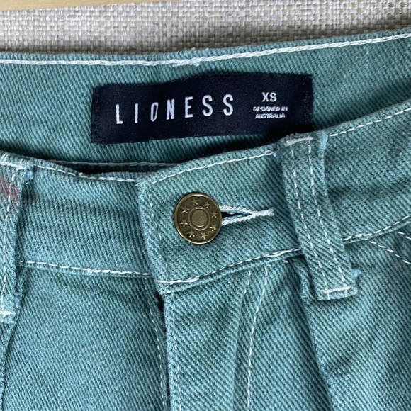 Lioness Miami Vice Wide Leg Cargo Pants Jeans - Picture 3 of 4